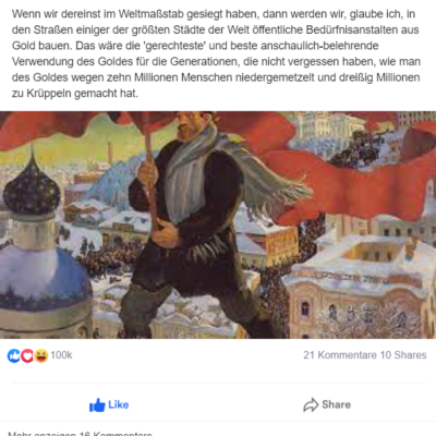 Fake-Beitrag Lenin